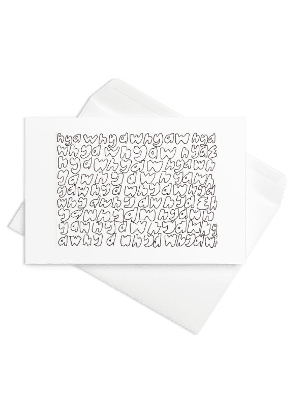 hyaw hyaw hyaw greeting card product image (2)