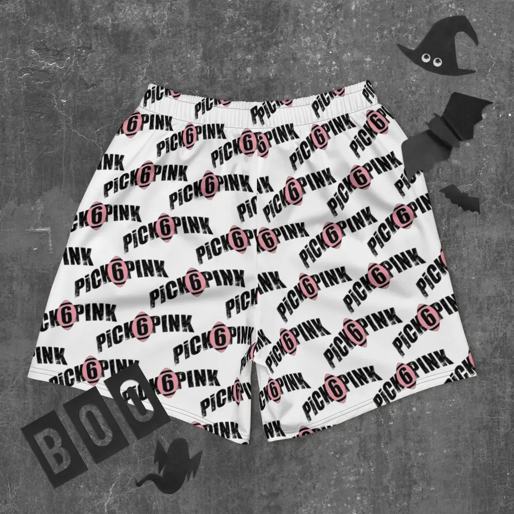 Pick 6 Pink White Athletic Shorts product image (9)