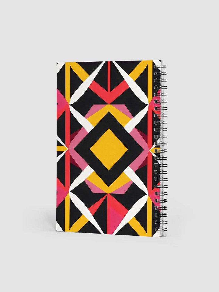 Geometric Harmony Spiral Notebook product image (2)