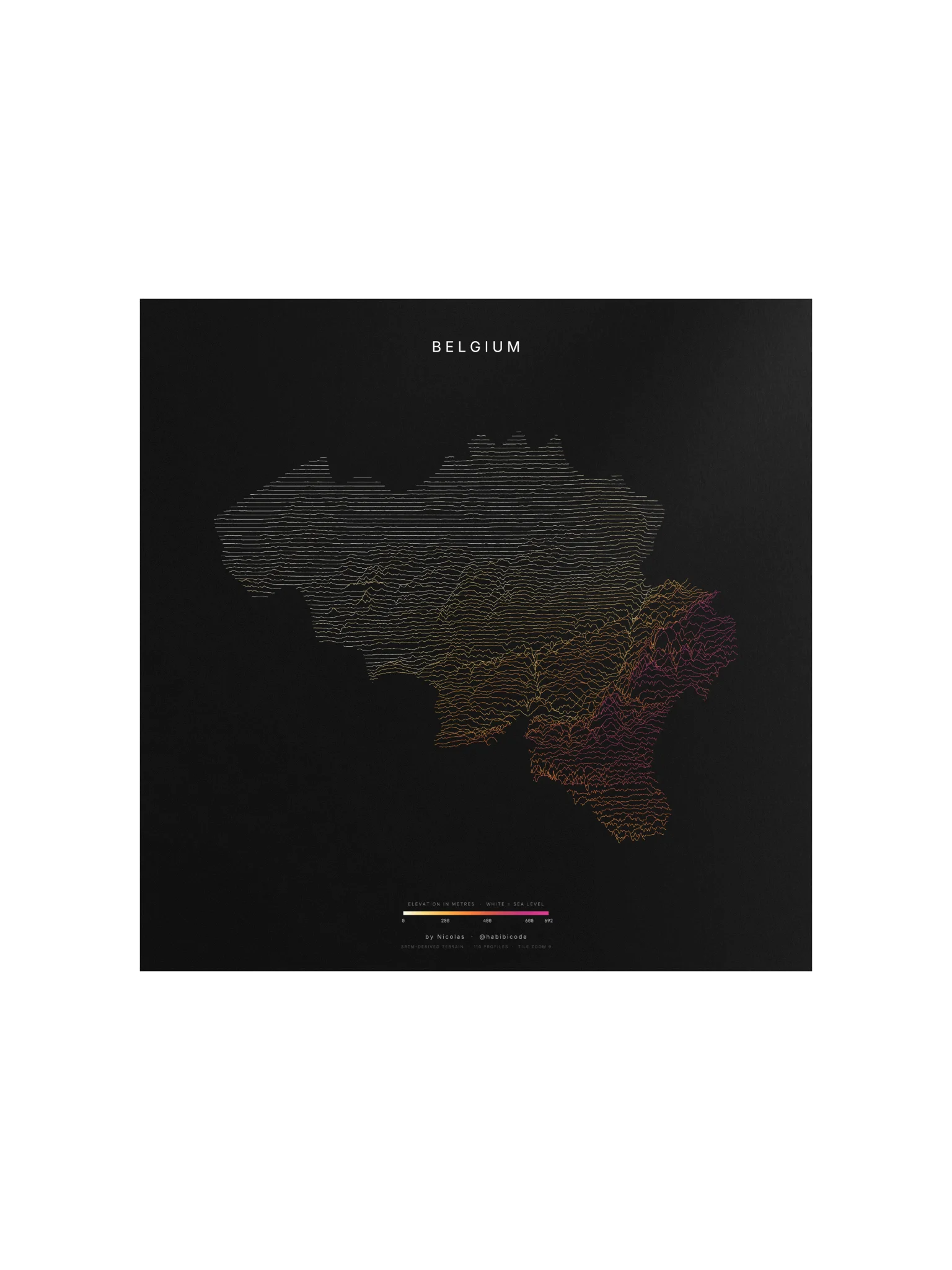 Ridgeline Poster - Belgium product image (1)