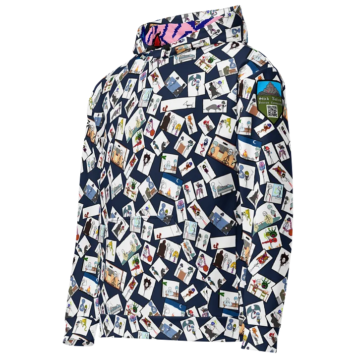 Stick Vet Comic Pannels Hoodie DkBlu product image (2)