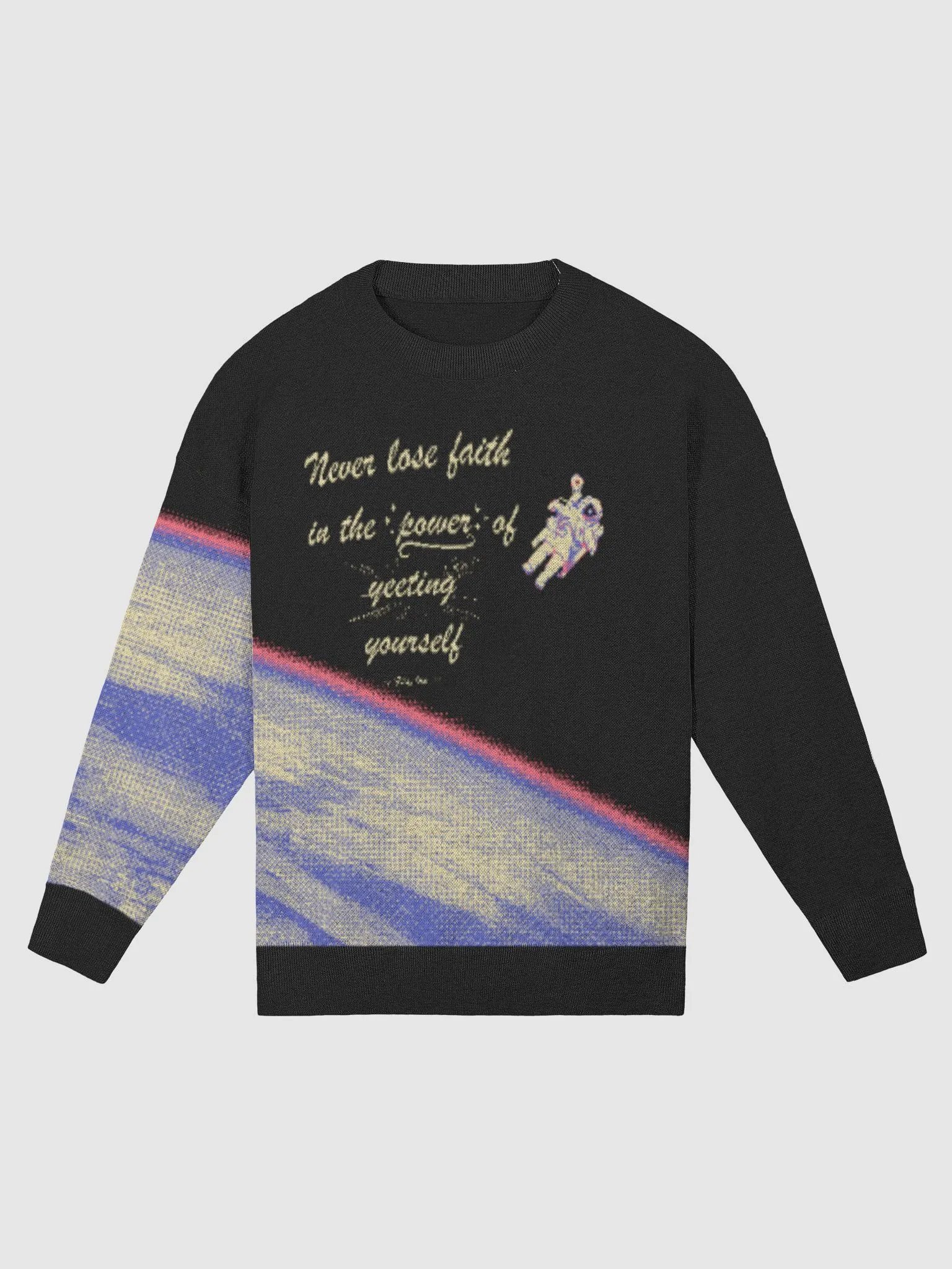 Power of Yeeting Space Knit Sweater product image (3)
