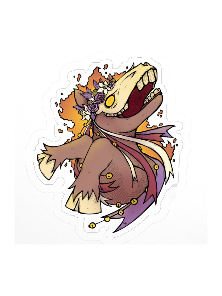 Year of the Horse, Mari Lwyd Sticker! product image (1)