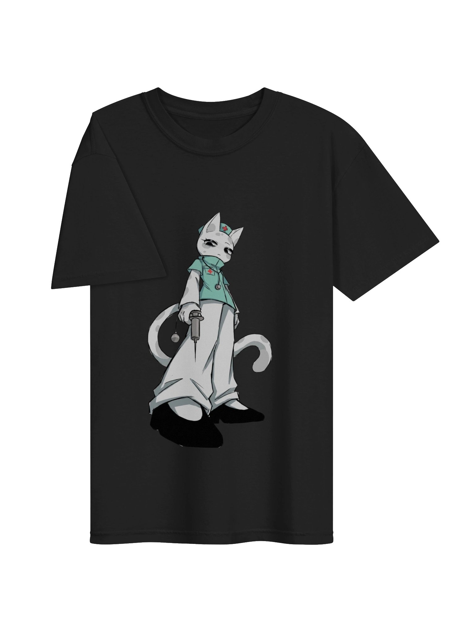 Half-Lidded Mercy T-Shirt – Cute Creepy Hospital Aesthetic Unisex Tee product image (35)