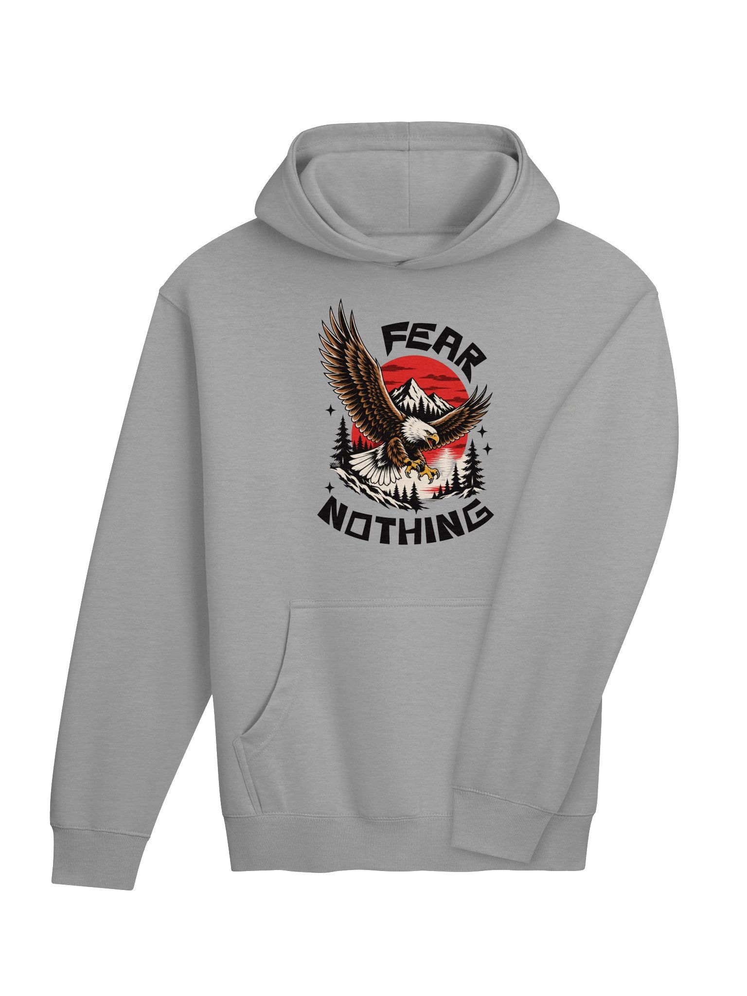 Fear Nothing - Graphic Cotton Heritage M2635 Box Hoodie product image (4)