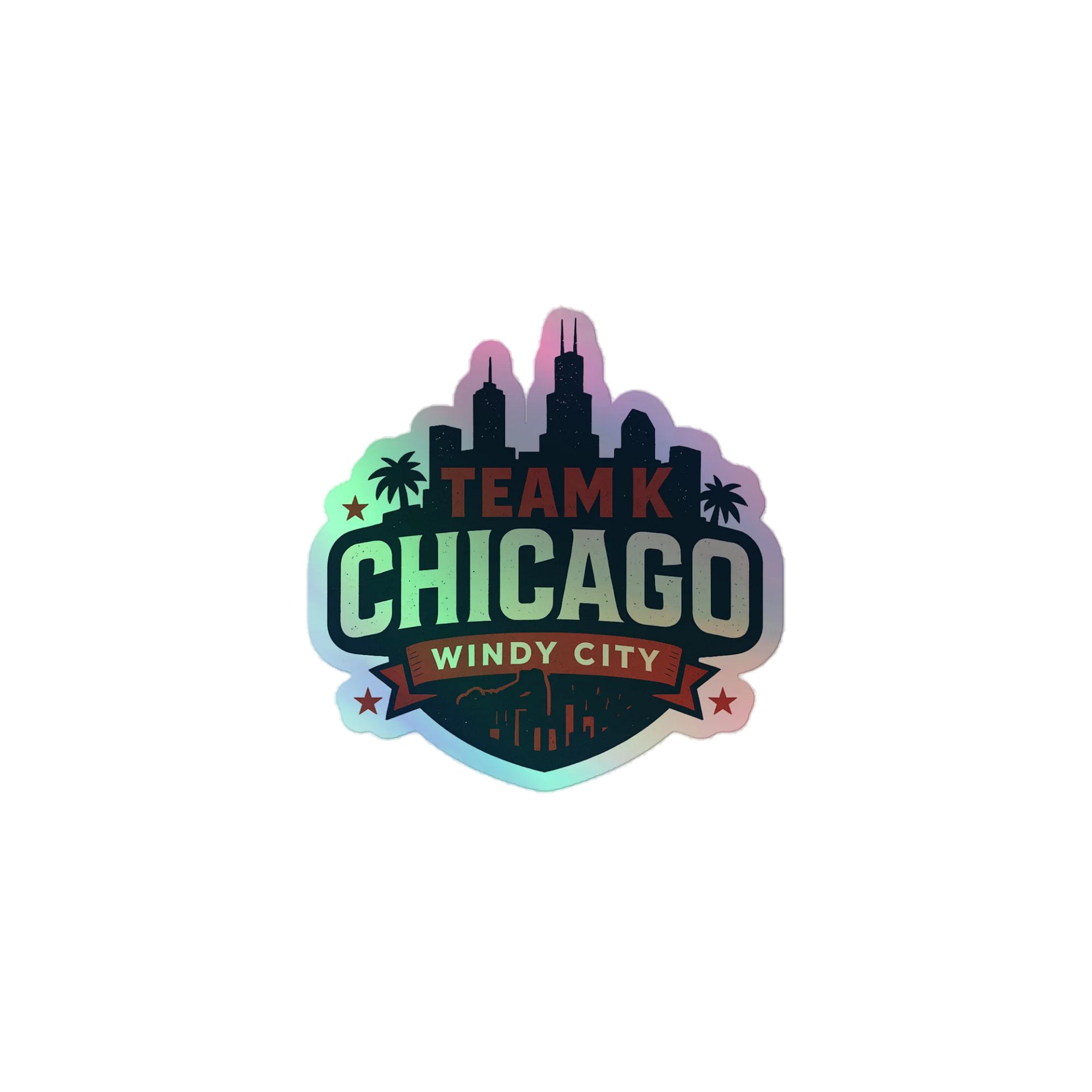Team K Chicago HOLOGRAPHIC" STICKERS product image (1)