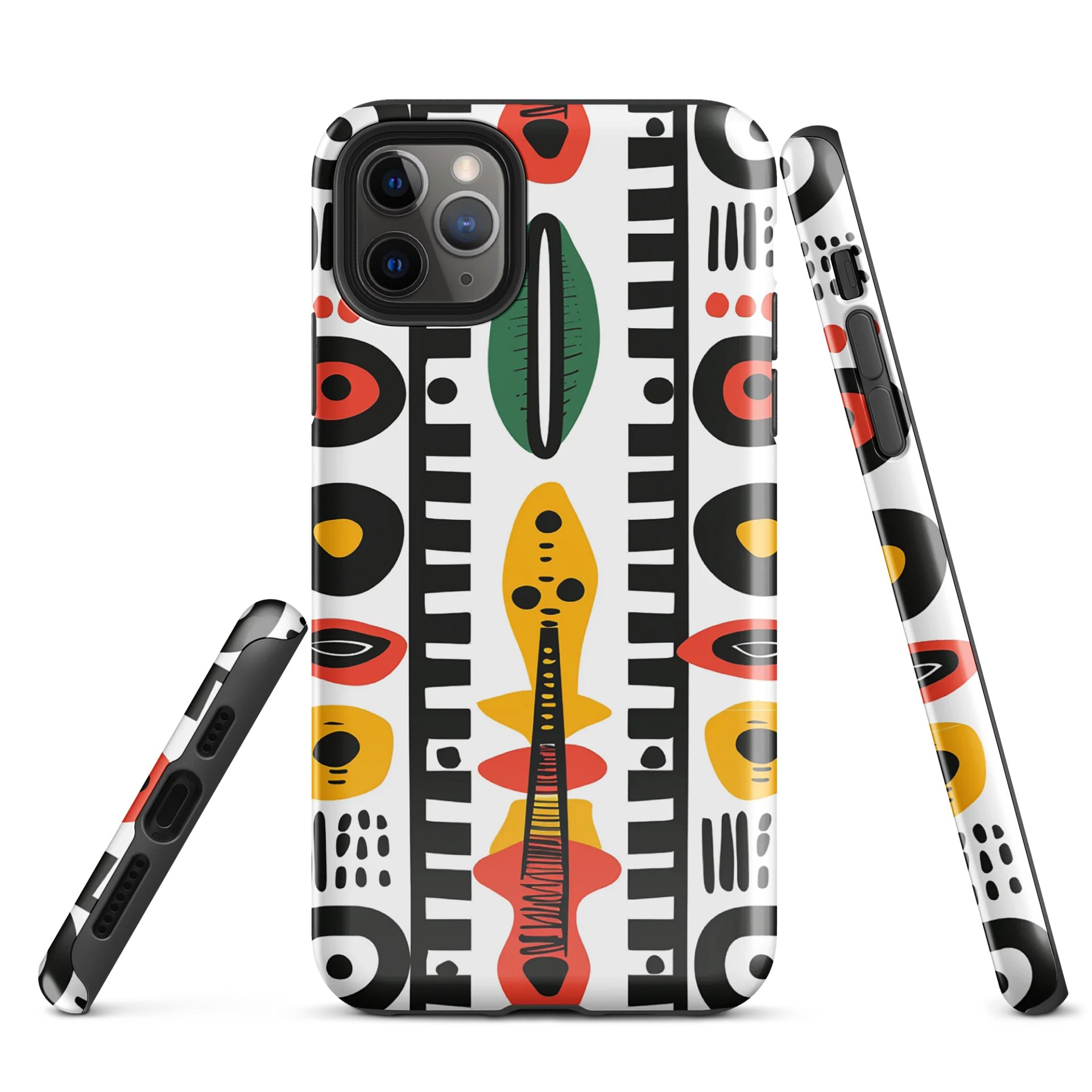 Afrobeat Harmony Tough Magnetic MagSafe® iPhone® 11, 12, 13, 14, 15, 16, 17, Pro, Pro Max, Plus Cases. product image (1)