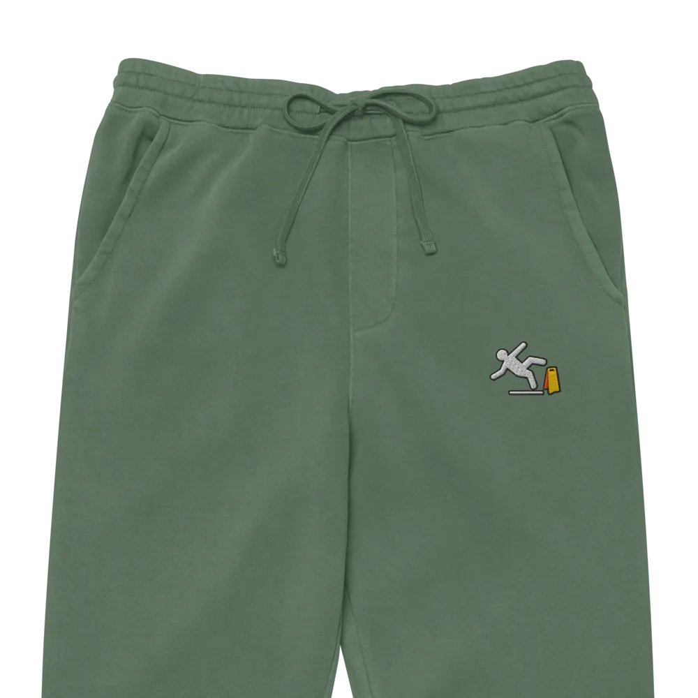 Wet Floor Embroidered Joggers product image (1)