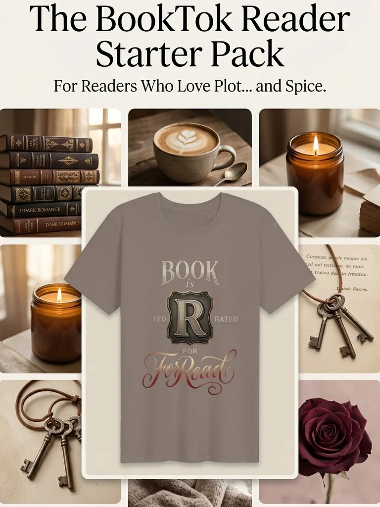 Rated R for Read Dark Romance & Bookish T-Shirt product image (4)