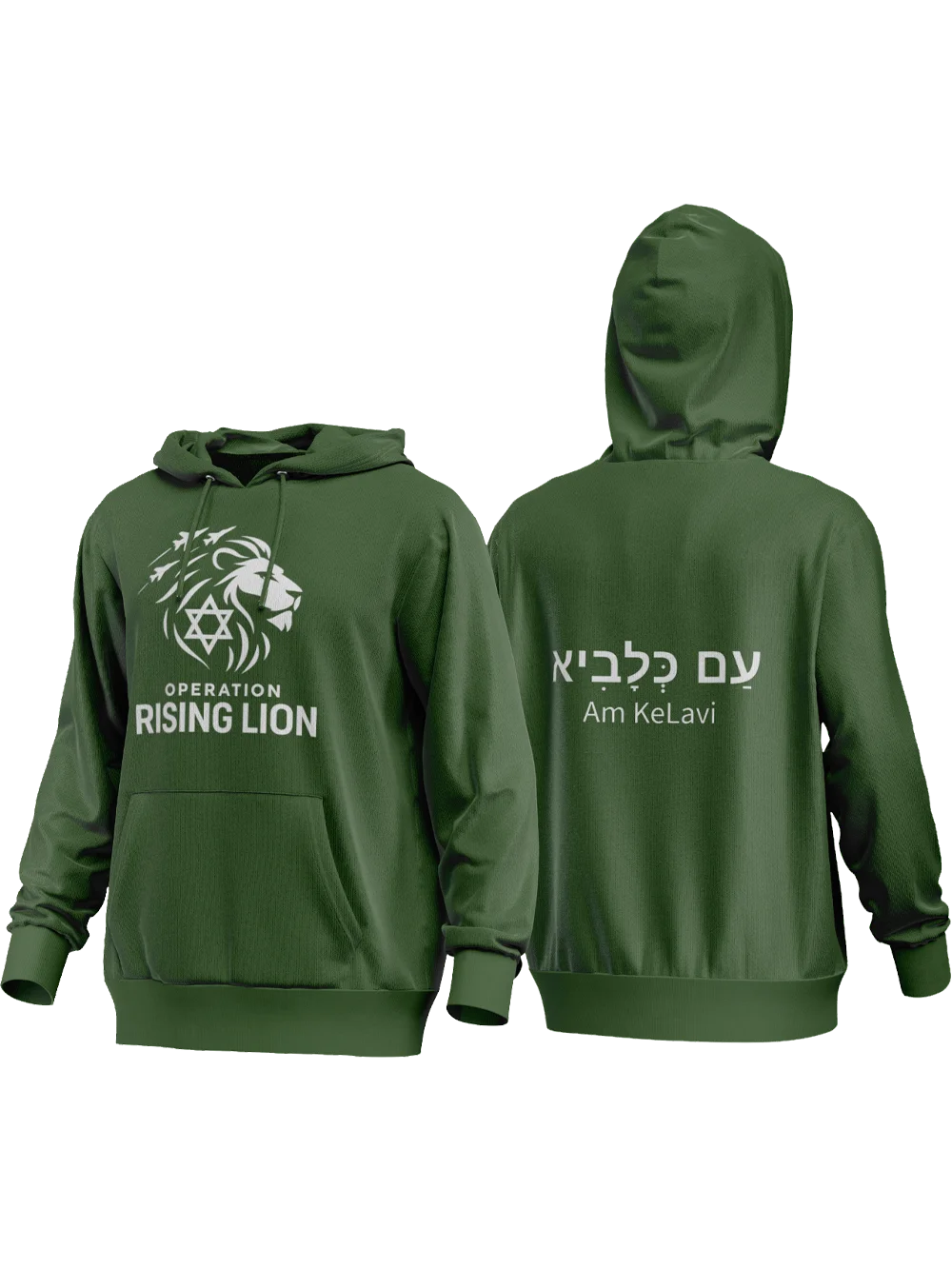 "OPERATION RISING LION" (WHITE EMBLEM) Hoodie product image (21)
