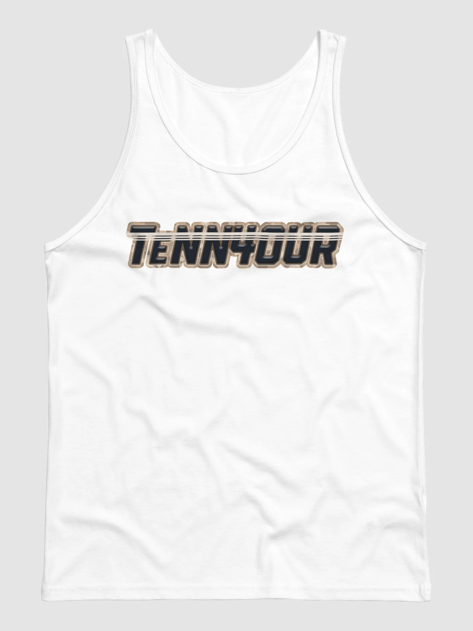 #TeNN4OURARMY Tank - Tan & Black product image (1)