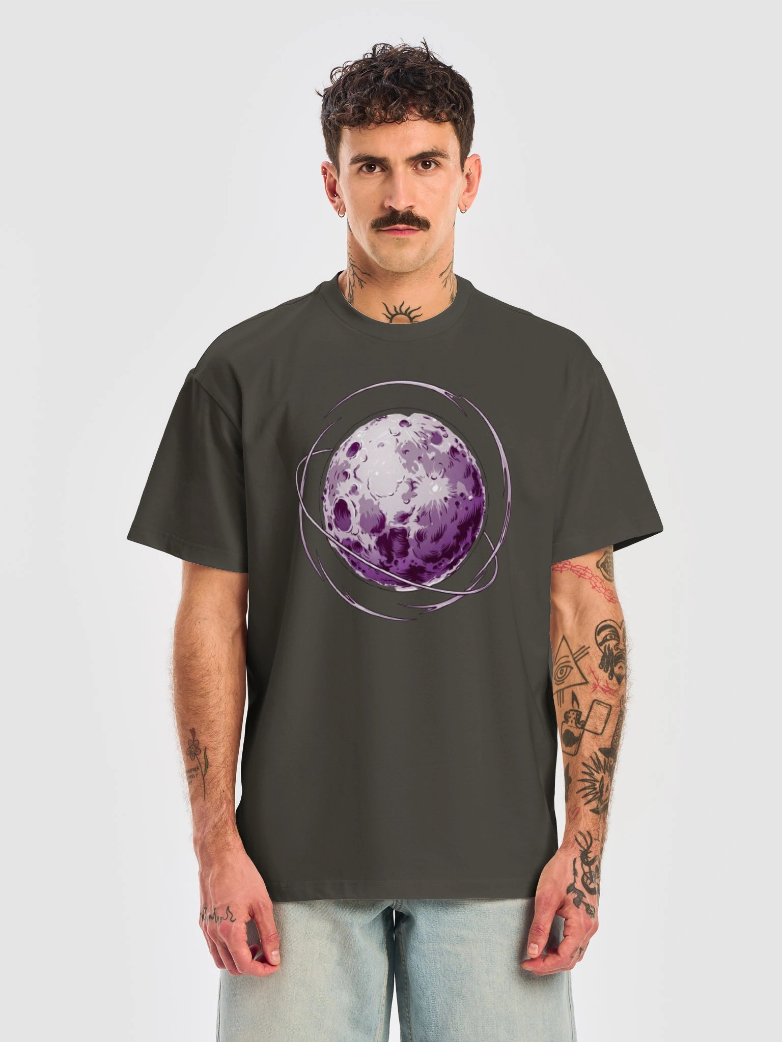 Luna Orbita // The Cosmic Ring Heavyweight Tee product image (7)