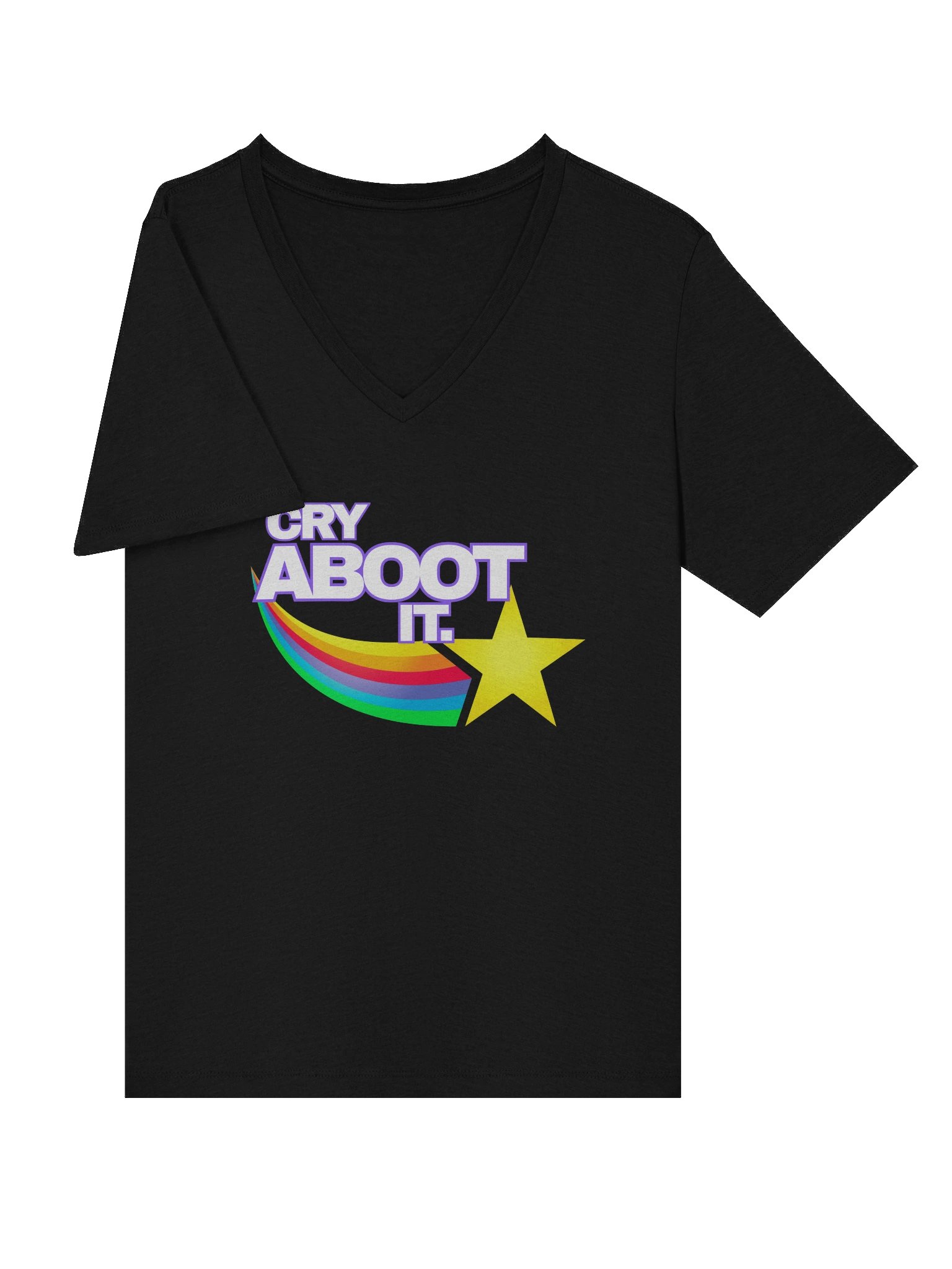 Cry Aboot It Canadian V Neck Tee product image (5)