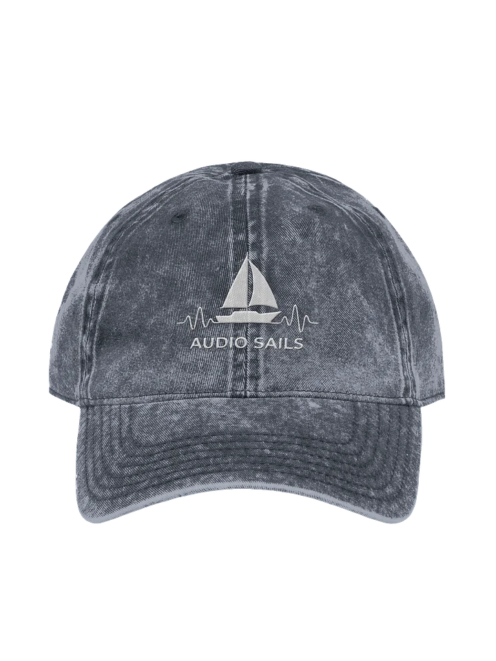 Audio Sails Washed Out Embroidered Cap | Washed Blue product image (1)
