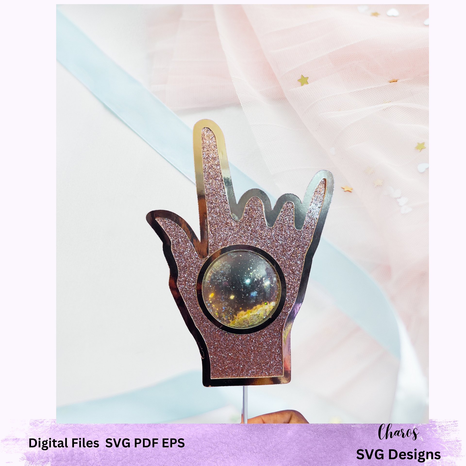 I Love you in ASL Shaker SVG product image (4)
