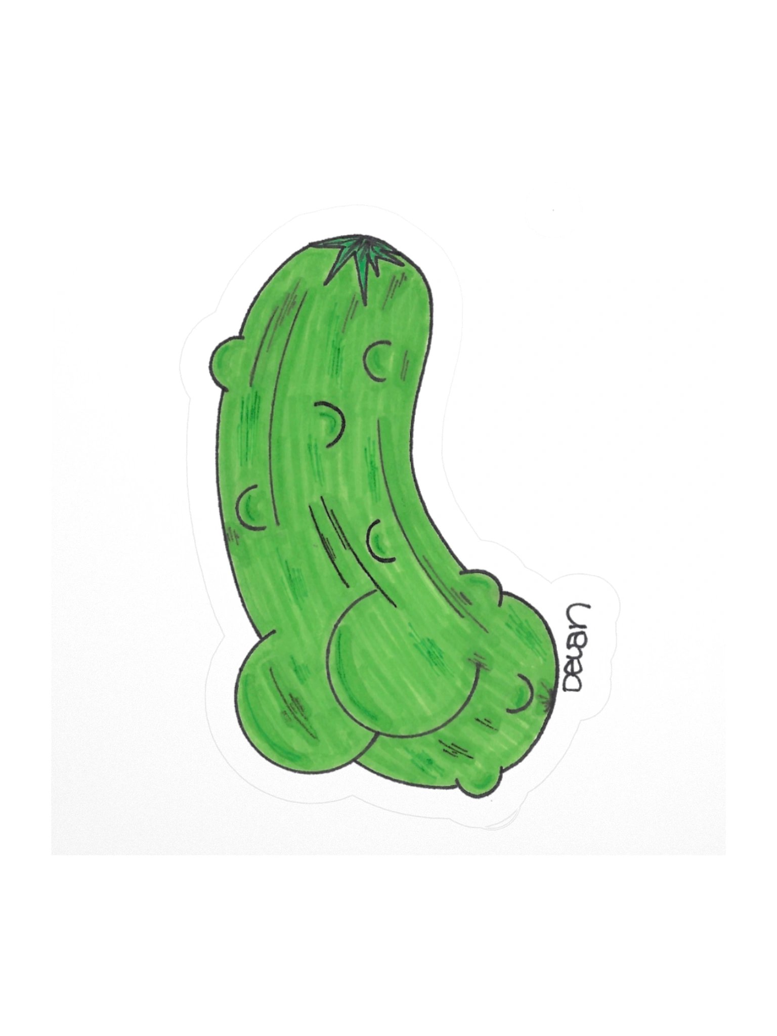 Butts: Pickle Sticker product image (1)