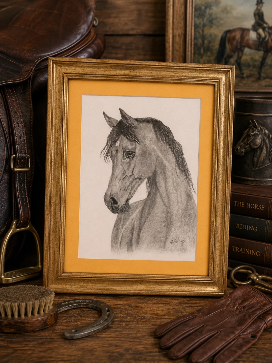 Eye Of The Beholder - Original Graphite Drawing product image (1)