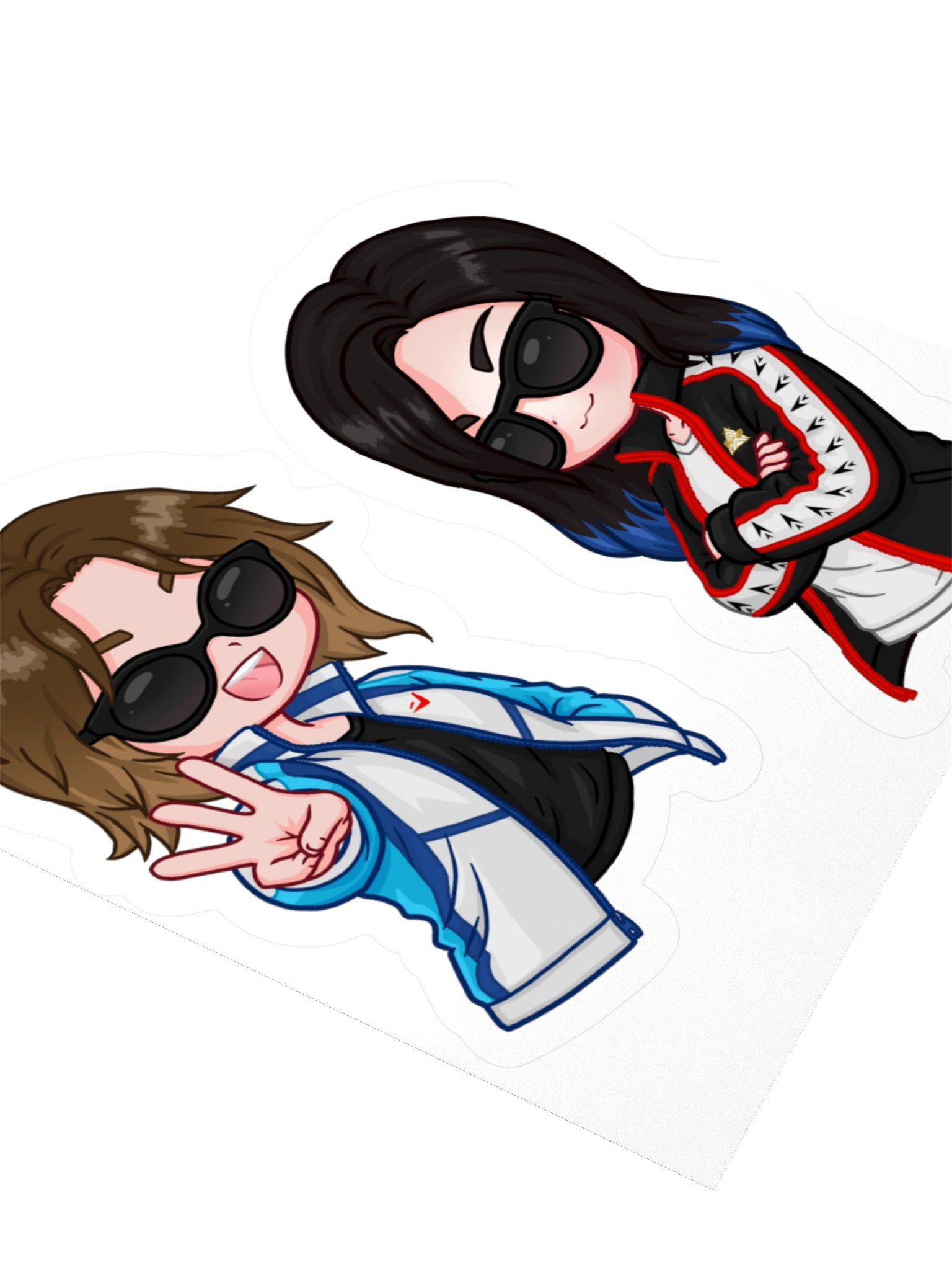 DJ Haru and Rin Stickers product image (3)