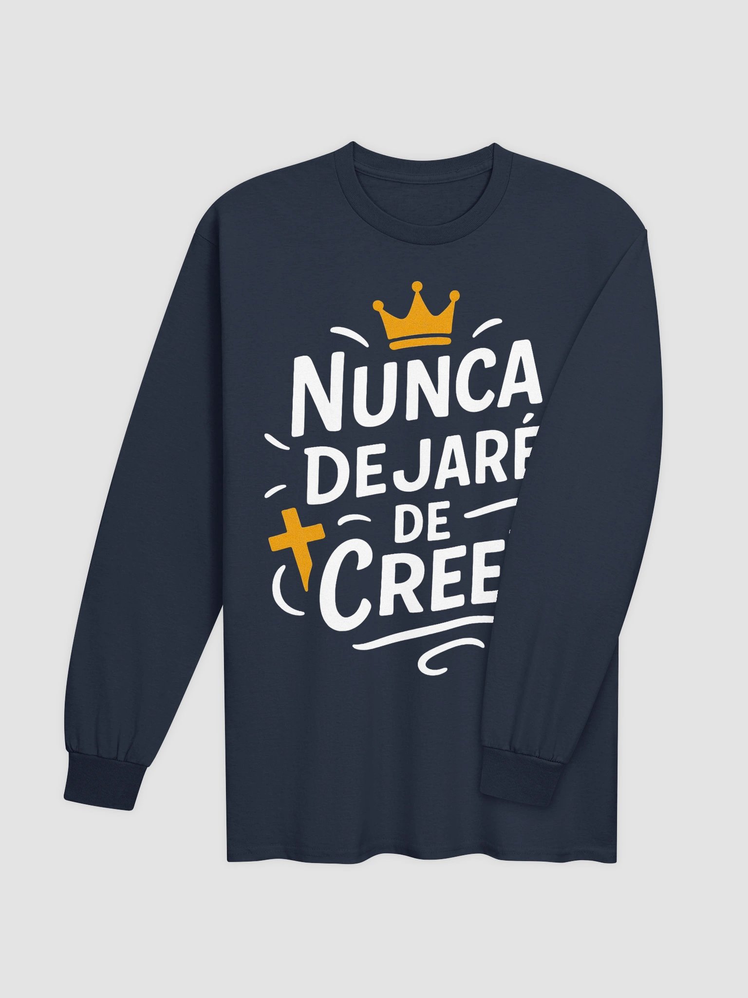Camiseta Unisex Manga Larga | Nunca dejaré de creer product image (4)