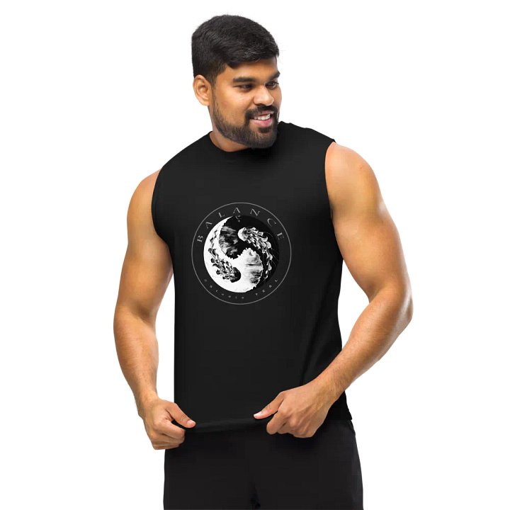 Yin-Yang Jellyfish Harmony Muscle Tank product image (2)