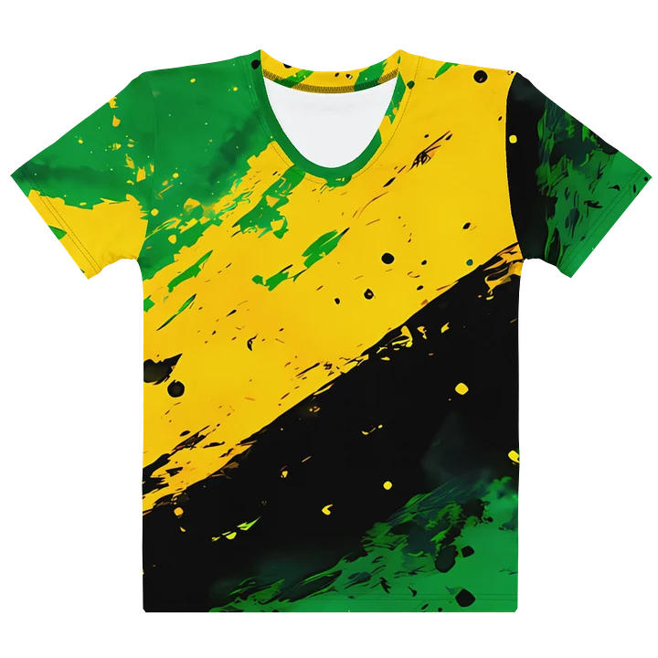 Vintage Jamaica Sport Print - Caribbean Apples | Women’s Cotton Crew Neck T-Shirt product image (1)