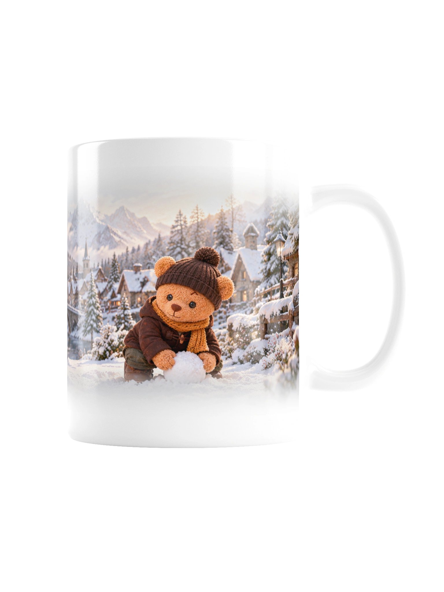 Snowball Fight — Teddy & Tatty Winter Mug product image (7)