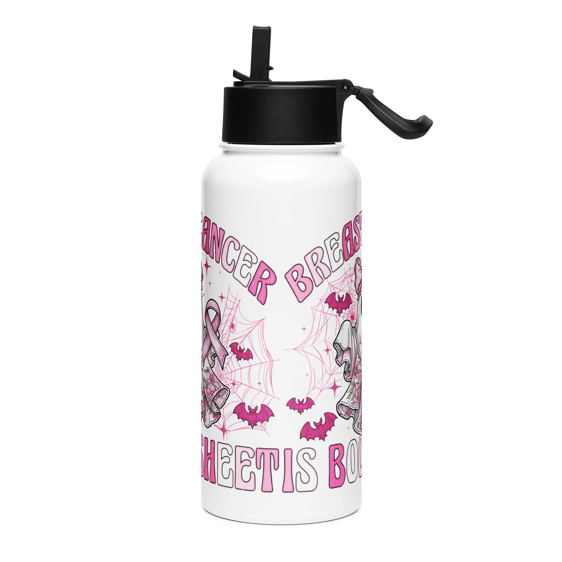 Breast Cancer Is Boo Sheet Sports Bottle product image (3)
