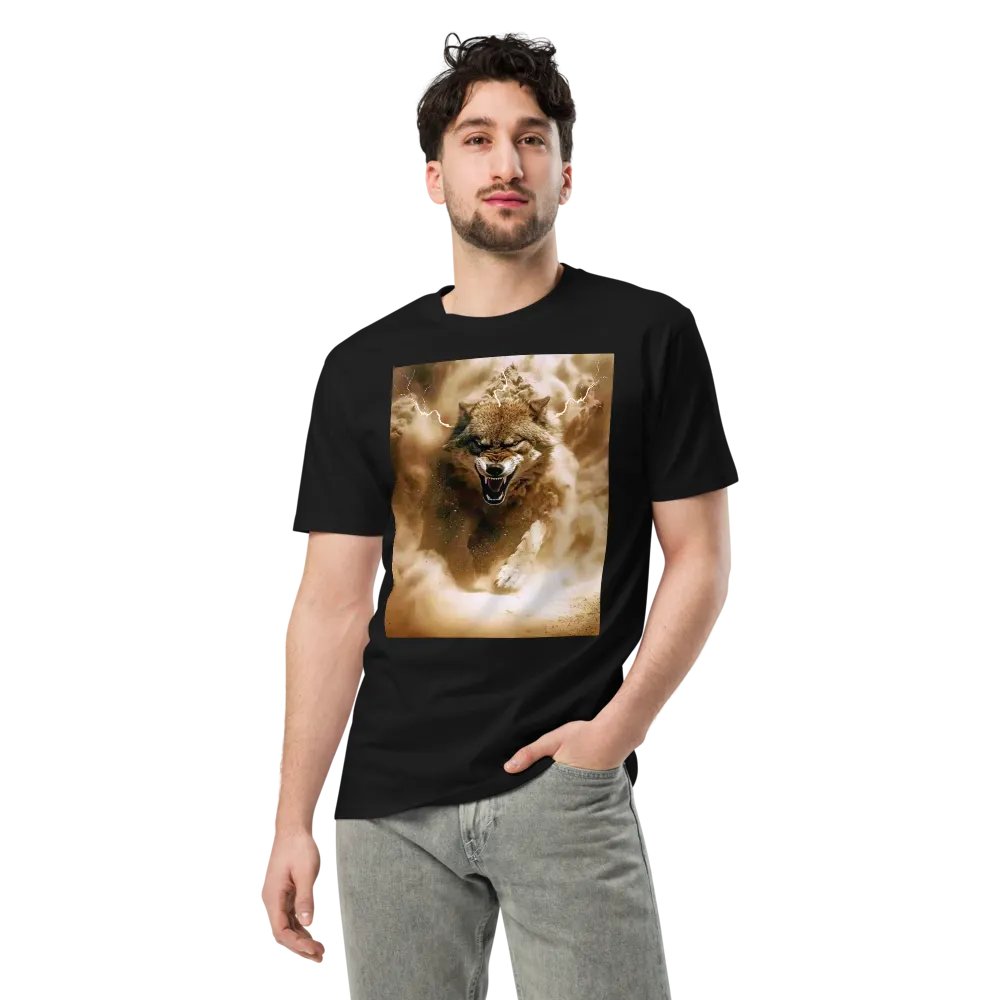 Thunderous Storm Wolf Unisex Tee product image (3)