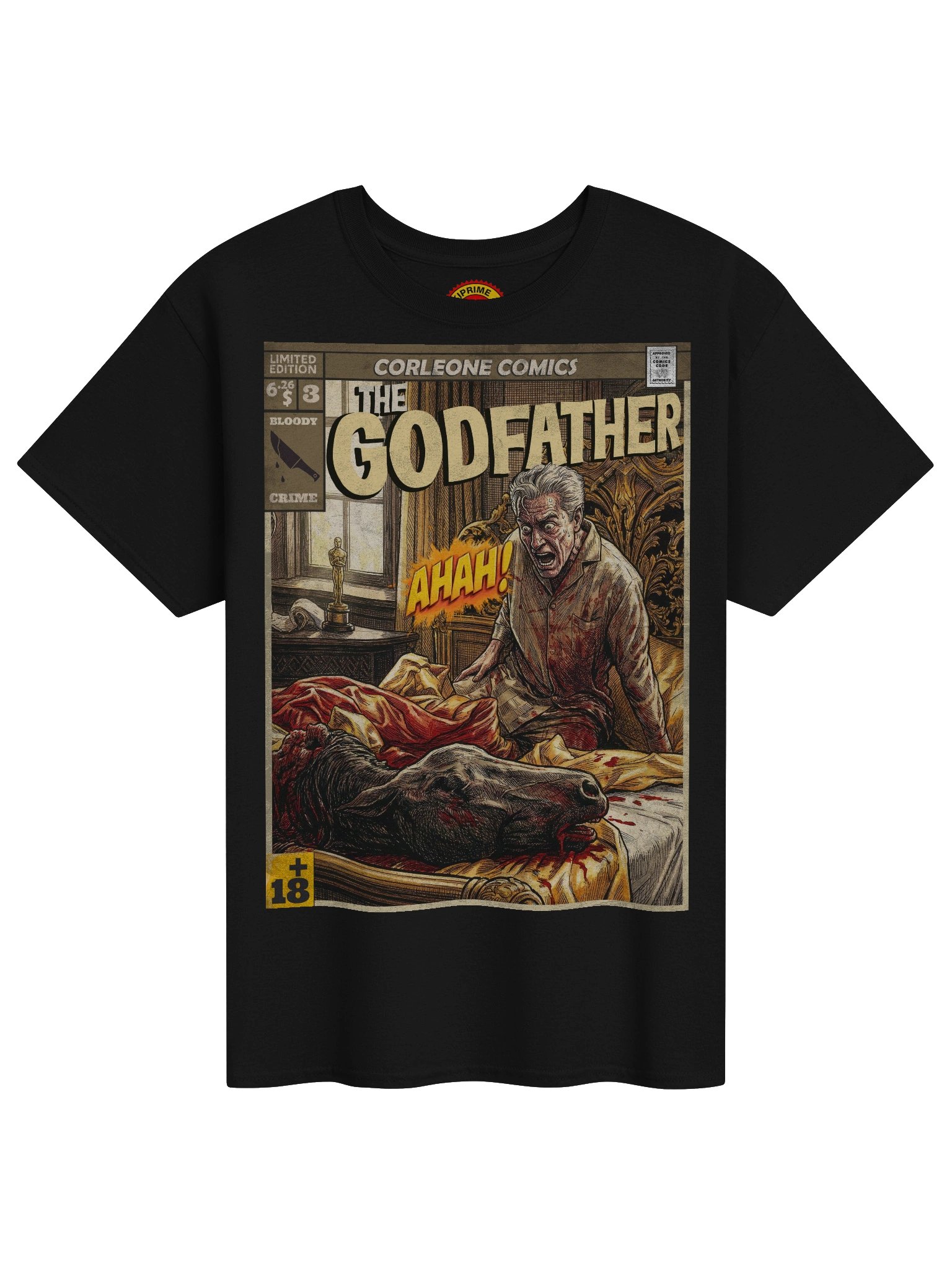 The Godfather Horse Head Comic Art T-Shirt product image (1)