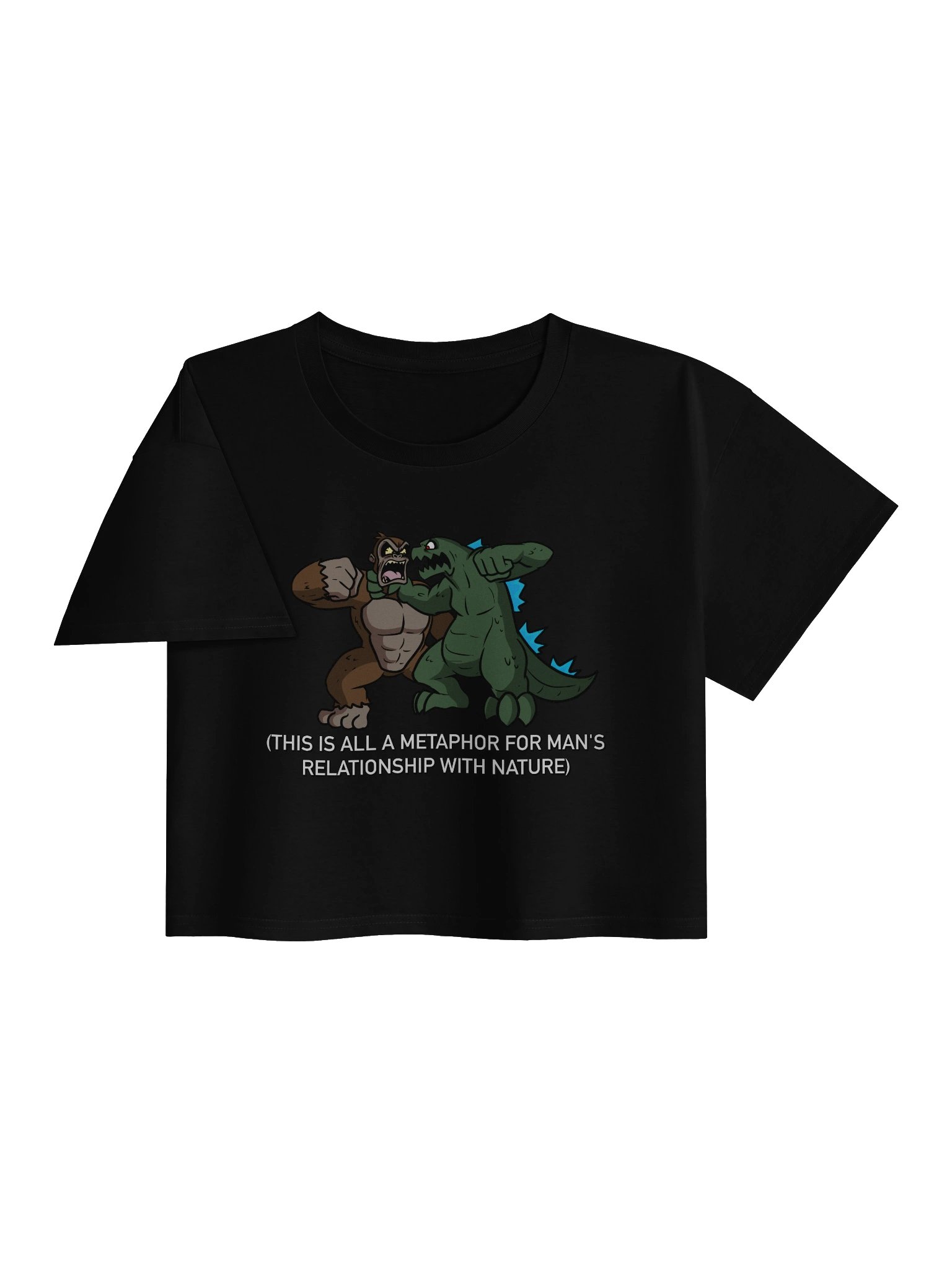 Metaphor for Man's Relationship with Nature Crop Top product image (5)