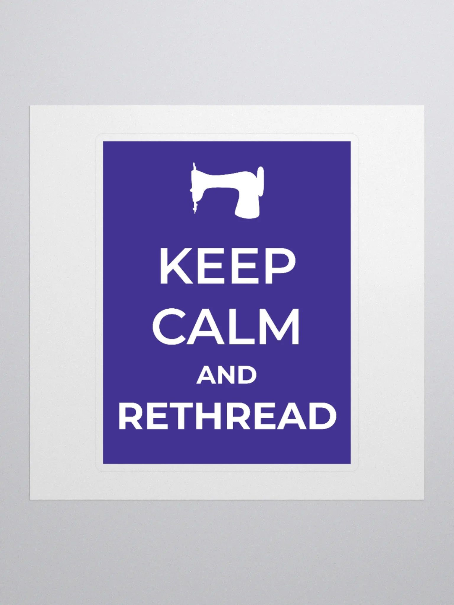 Keep Calm Blue Sticker product image (1)