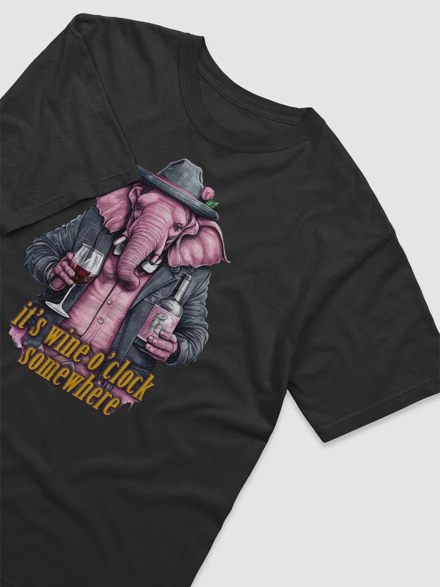 it's wine o'clock somewhere pink elephant product image (3)