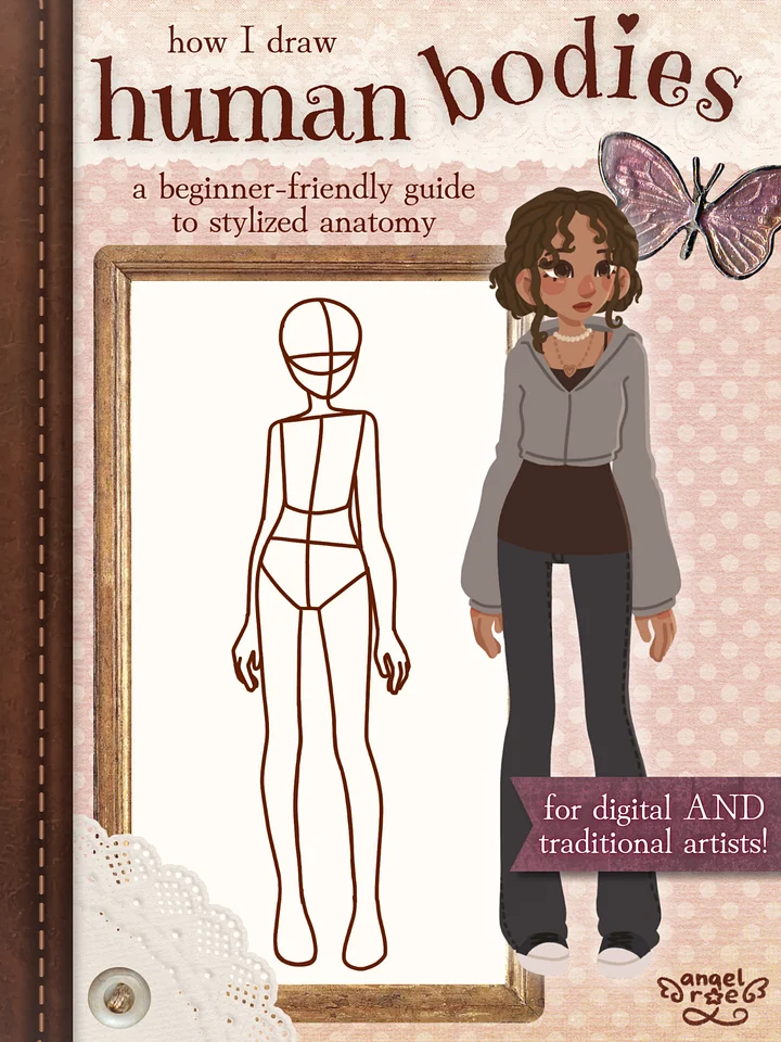 How I Draw Human Bodies: A Step-by-Step Guide to Stylized Anatomy for Beginners product image (1)