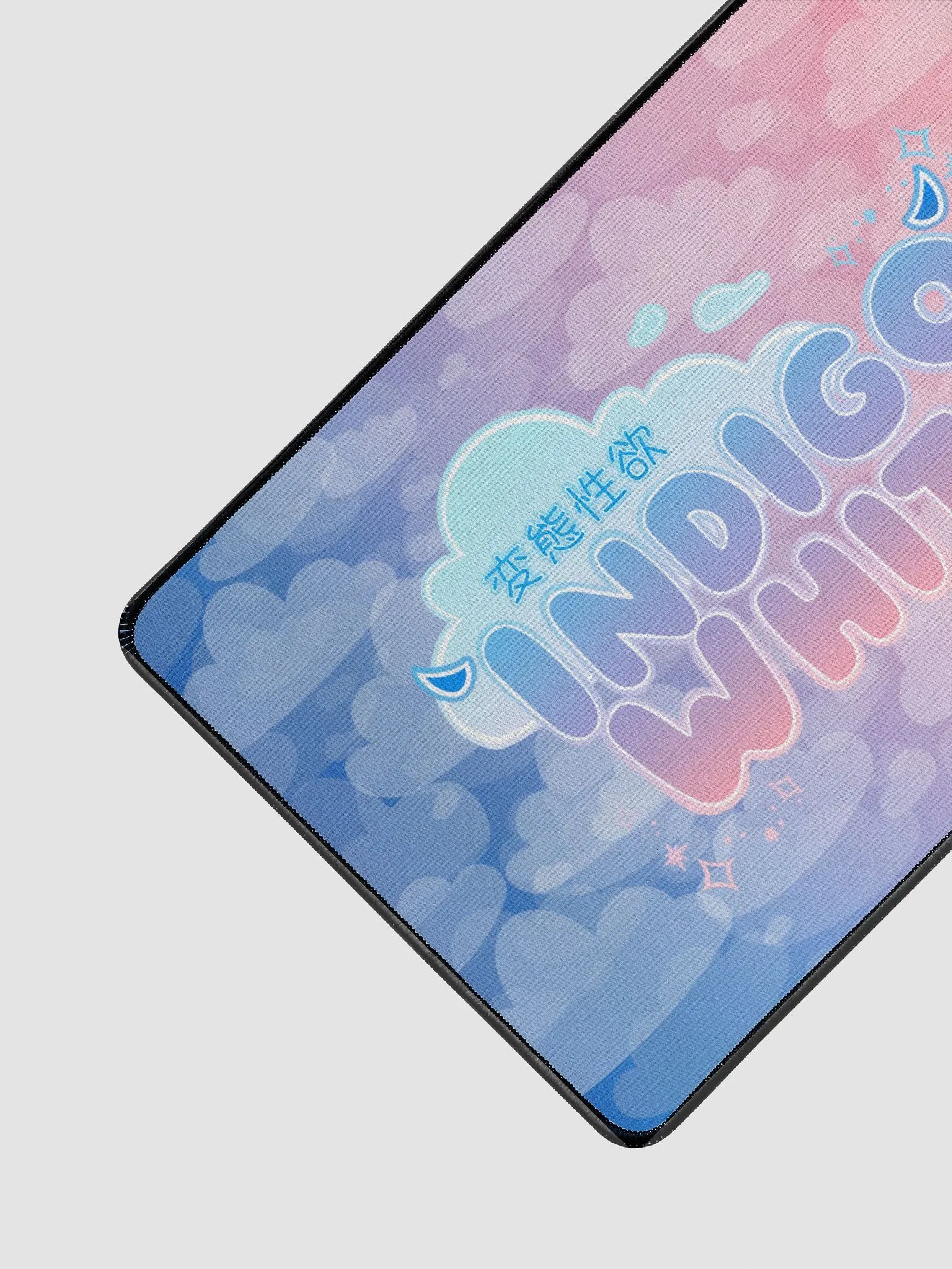 Indigo White Logo Desk Mat product image (2)