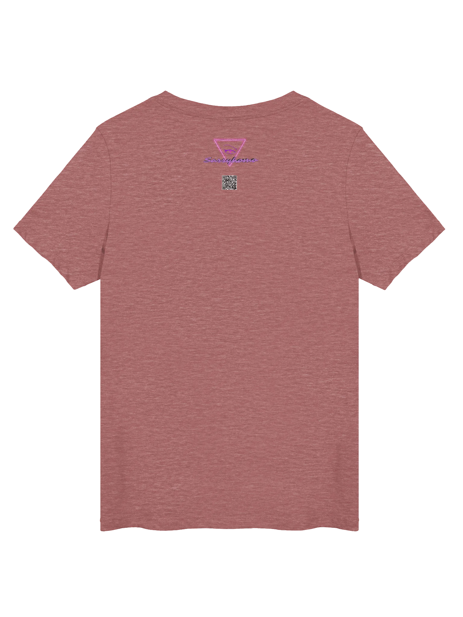Mask-O-Lantern v-neck tee (black mask) product image (2)