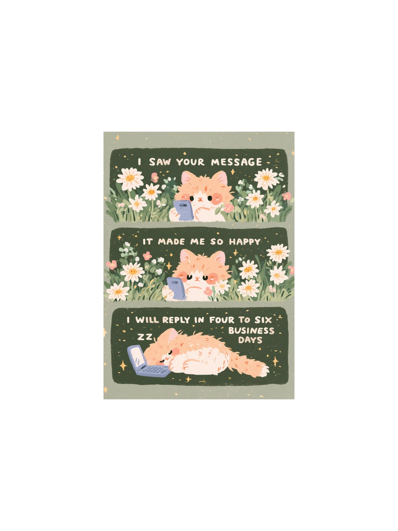 Pastel Cat Business Days Poster product image (5)