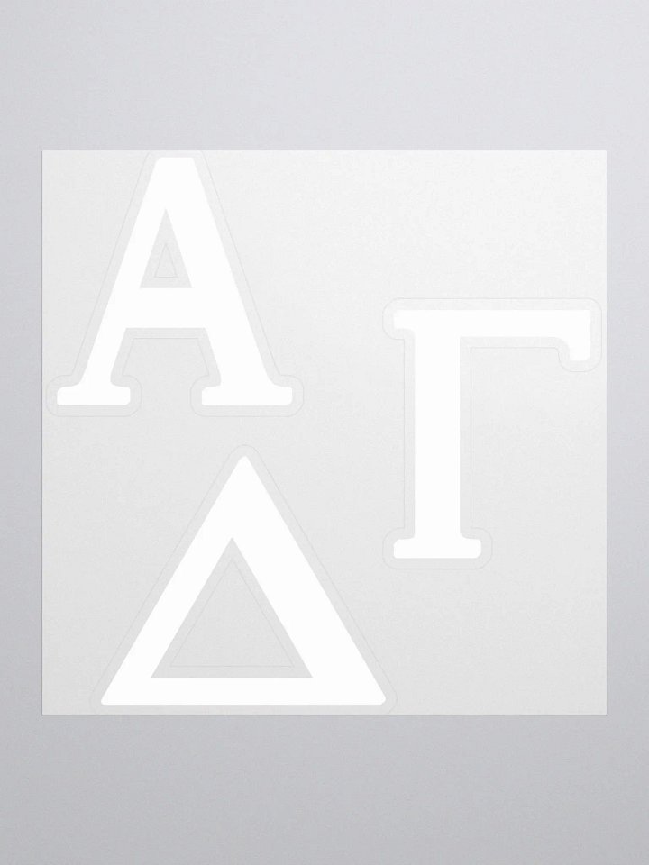 ADG Greek Letters (extra large) - Sticker product image (1)