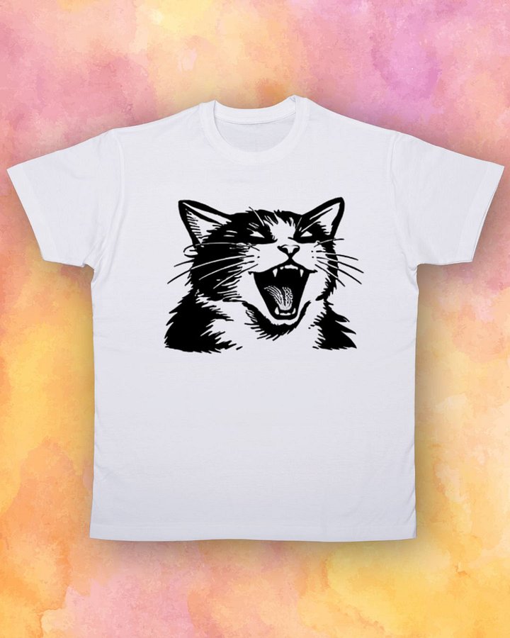 Cat Shouting T-Shirt product image (1)
