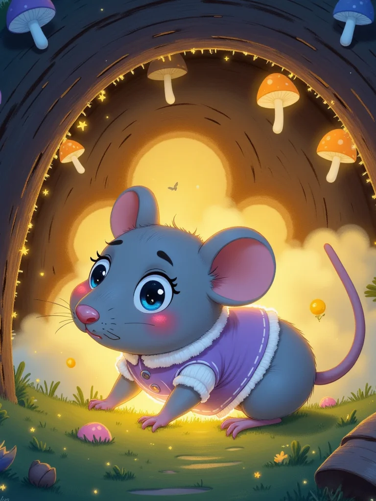 Milo the Moonlight Mouse | Kids Bedtime Story PDF | Preschool Fairy Tale Book | Toddler Ebook | Instant Digital Download (25 Pages) product image (3)
