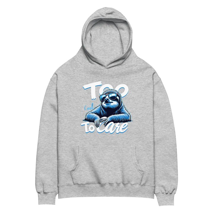 Chill Sloth Too Cool Oversized Hoodie product image (8)