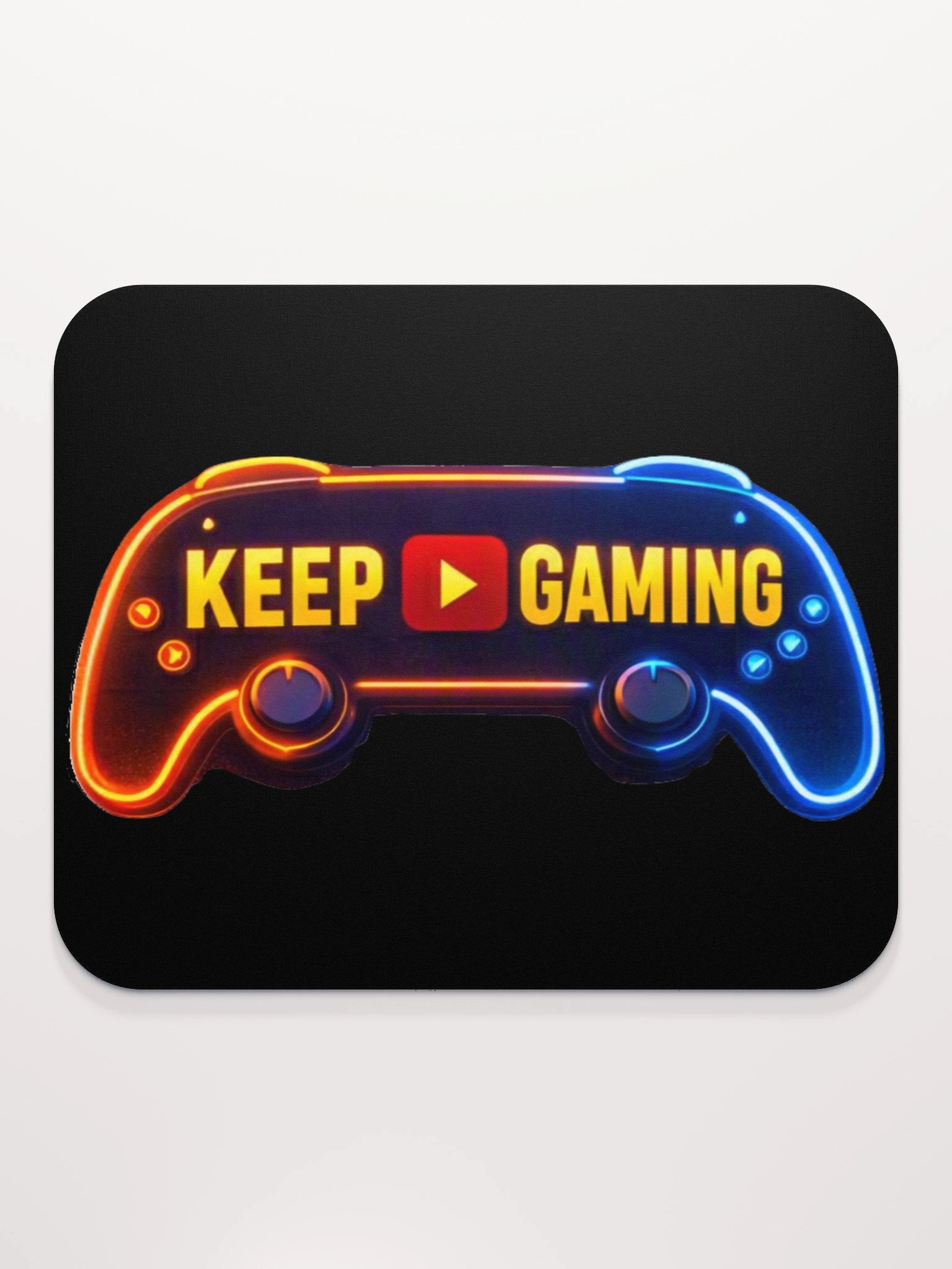 Keep Gaming — Neon Controller Mouse Pad product image (2)