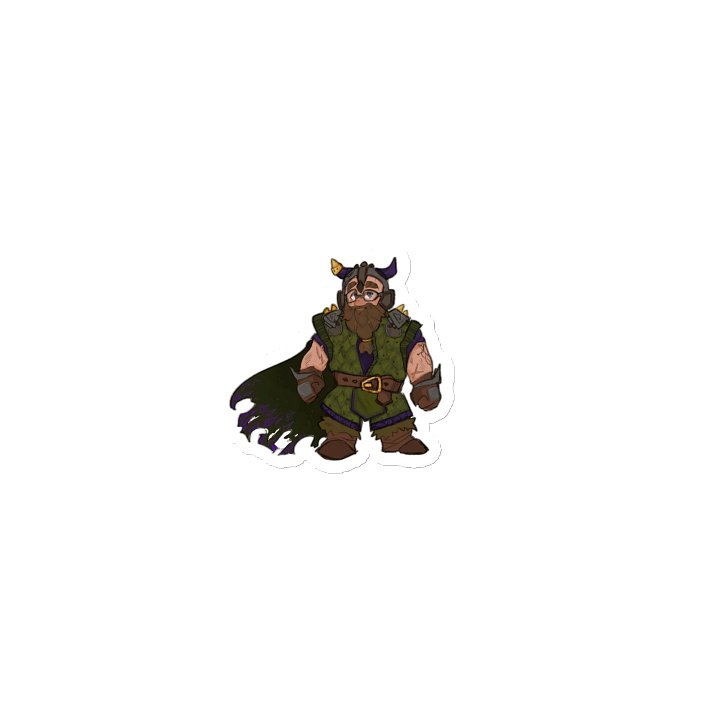 Zman the Dwarf Magnet product image (1)