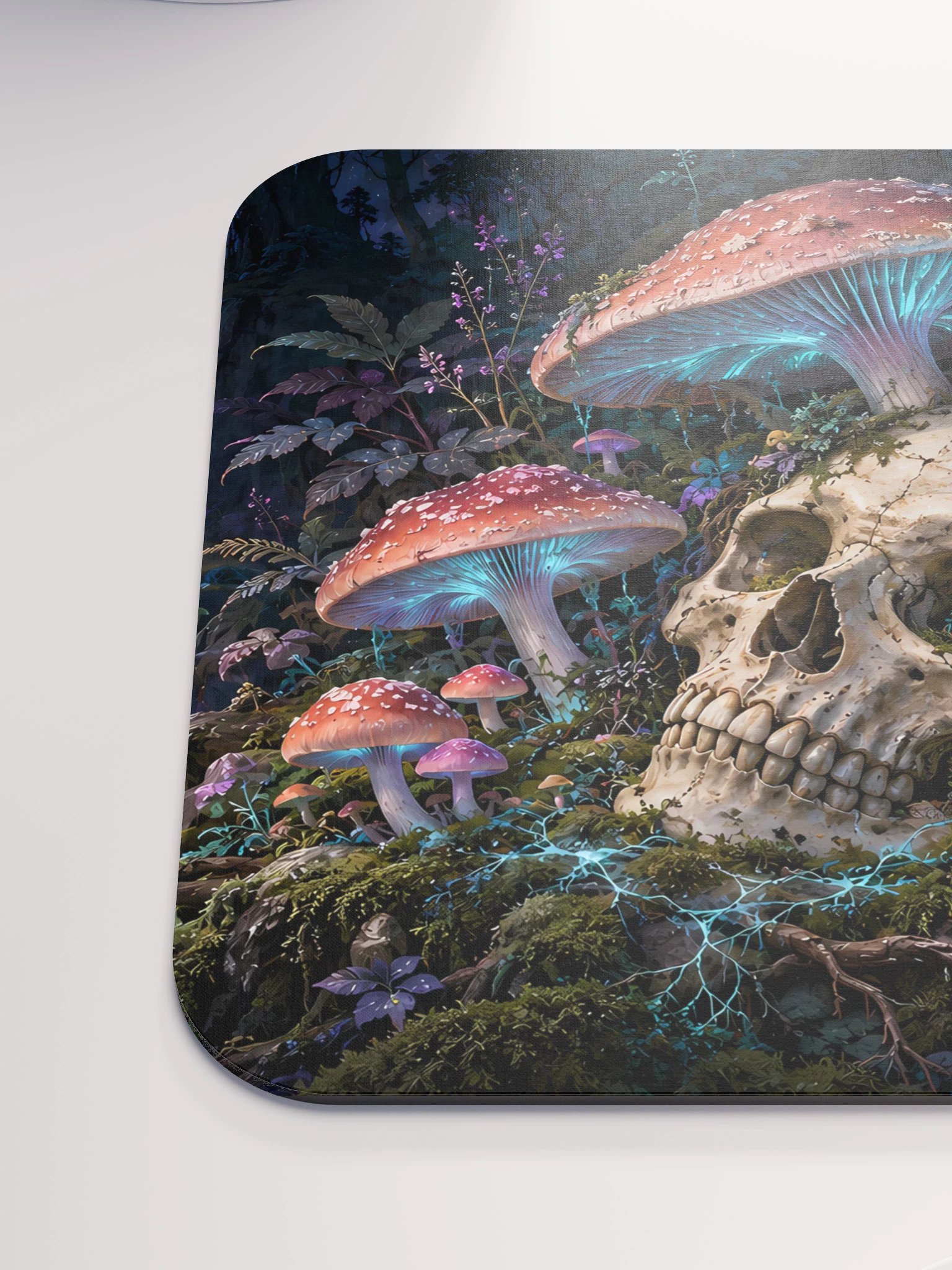 The Mycelium Oracle Gothic Mushroom Mouse Pad product image (6)