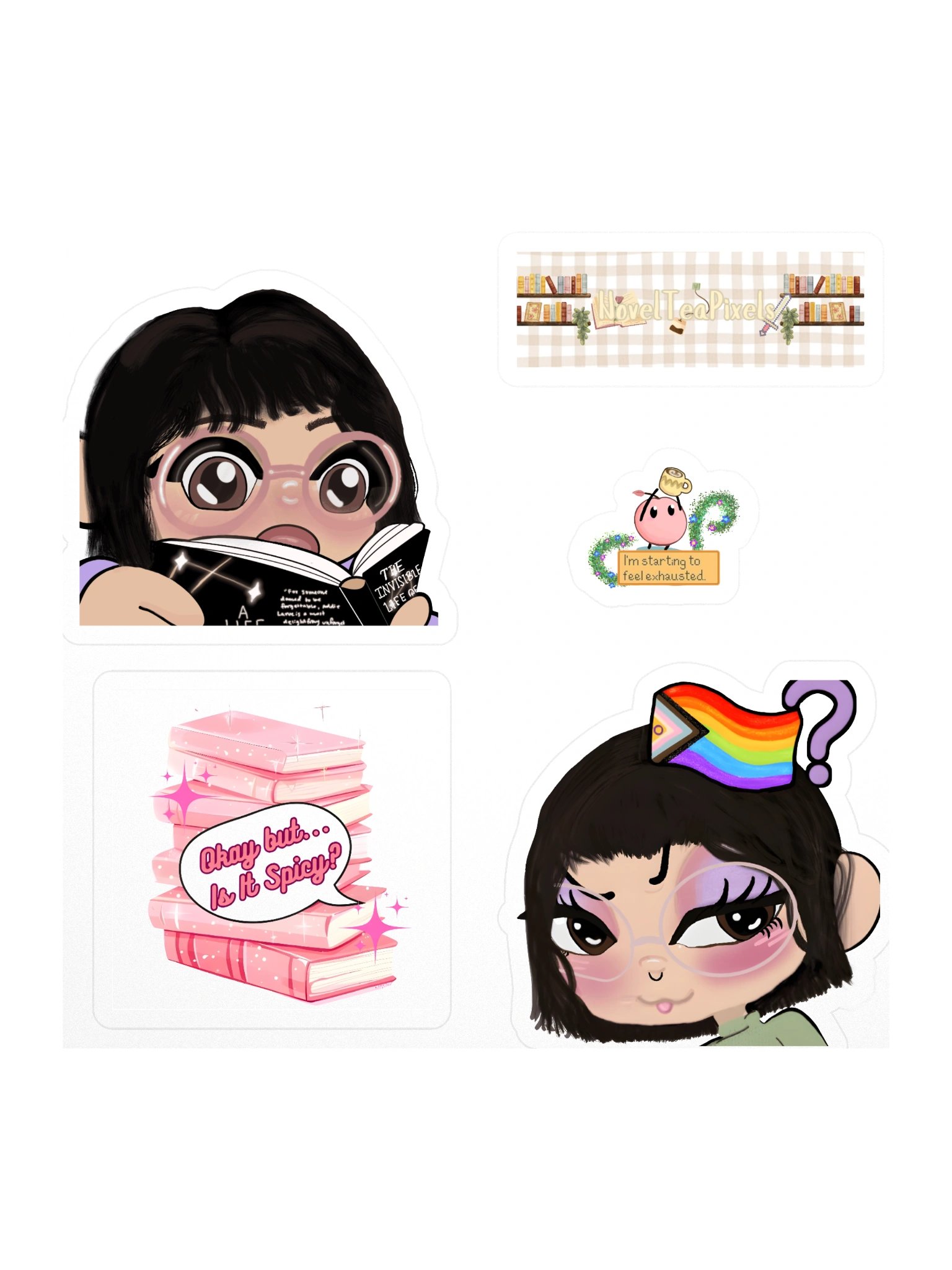 NovelTea Sticker Pack product image (1)