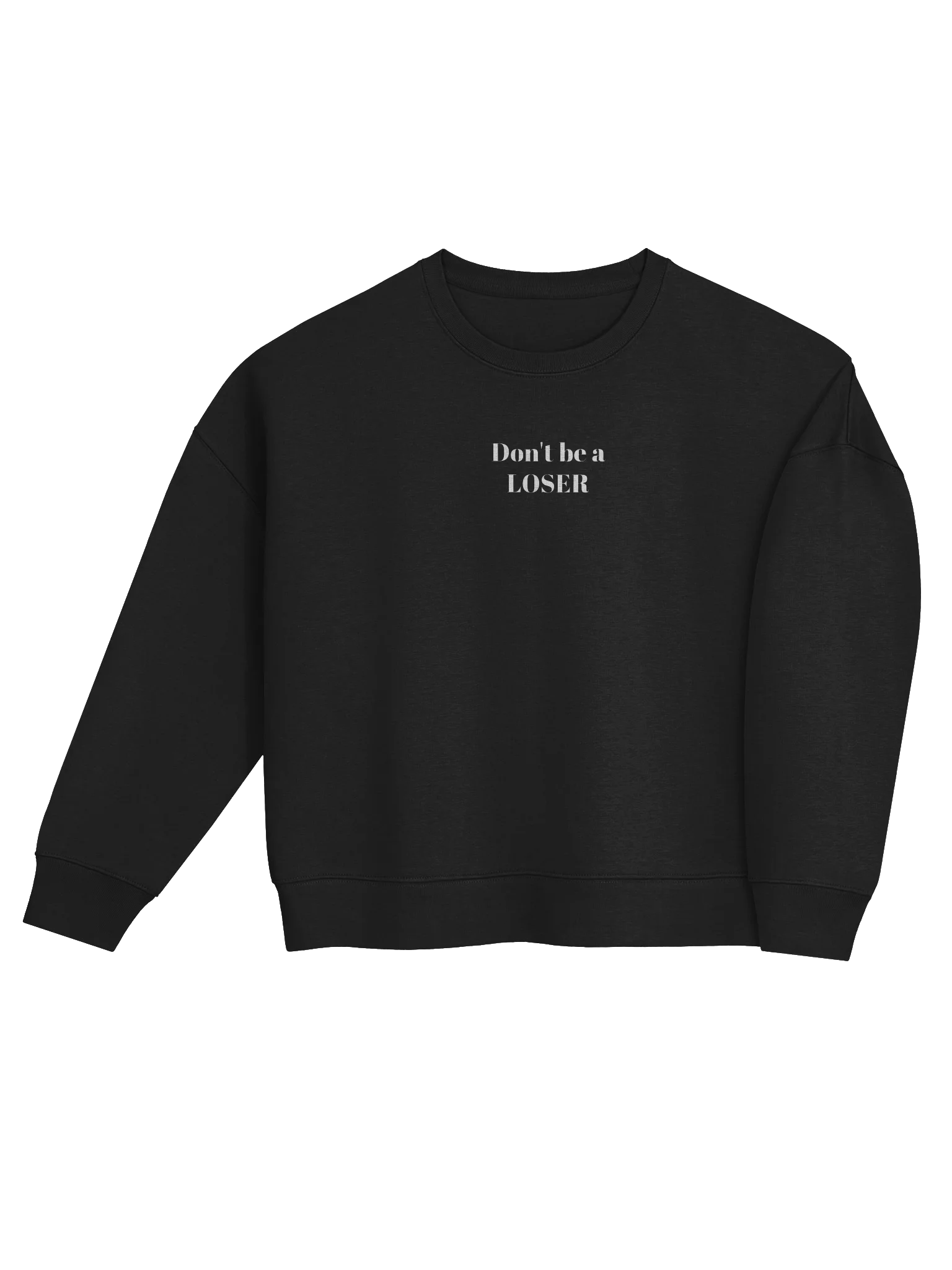 Don't be a LOSER womens sweater black/white product image (4)