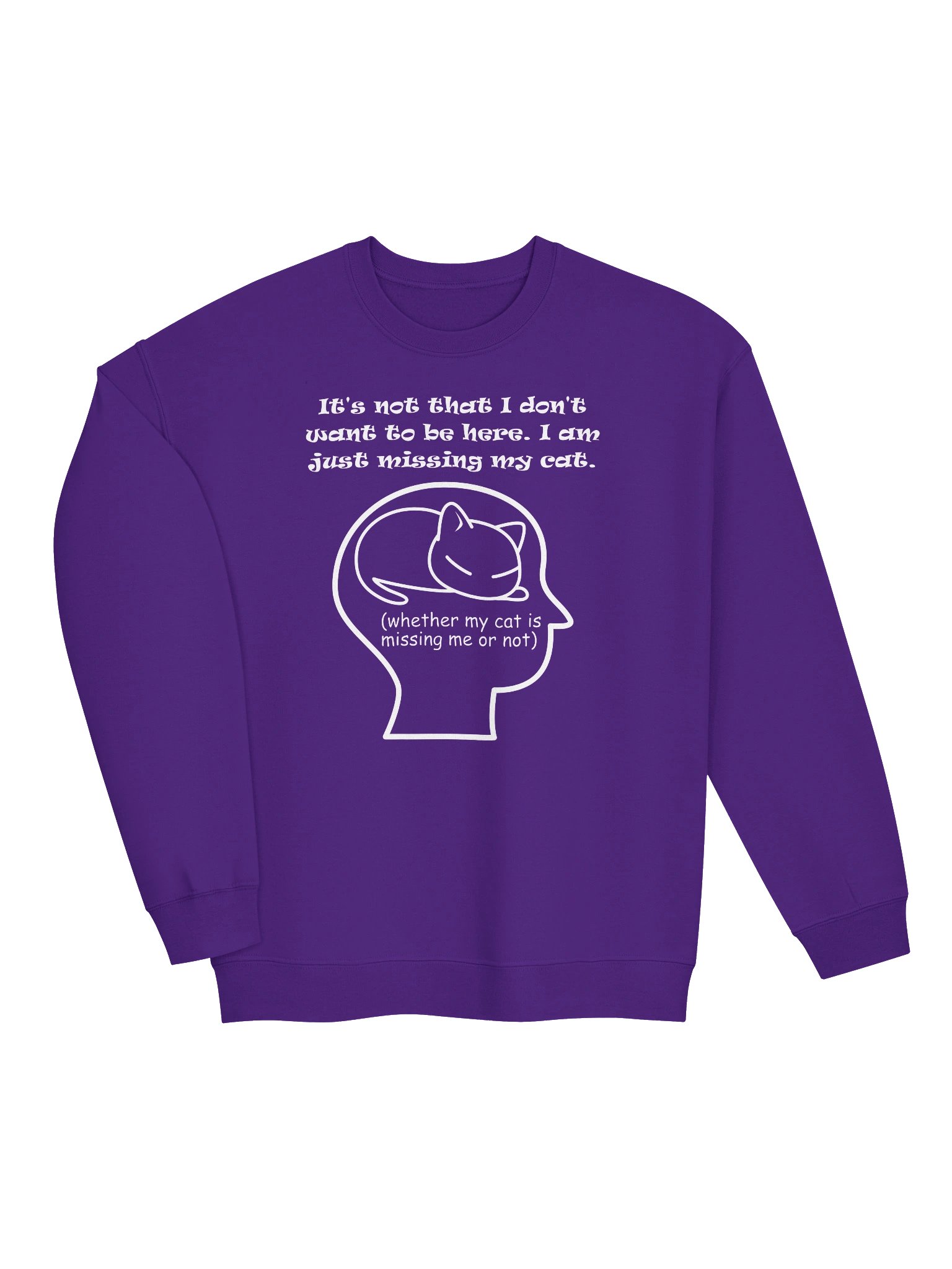 Monday Blue Kind of Mood - Unisex Adult Sweatshirt product image (3)