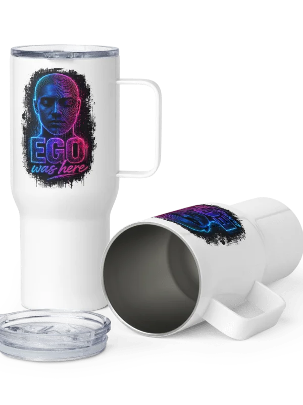 Neon Portrait Travel Mug with Handle product image (10)