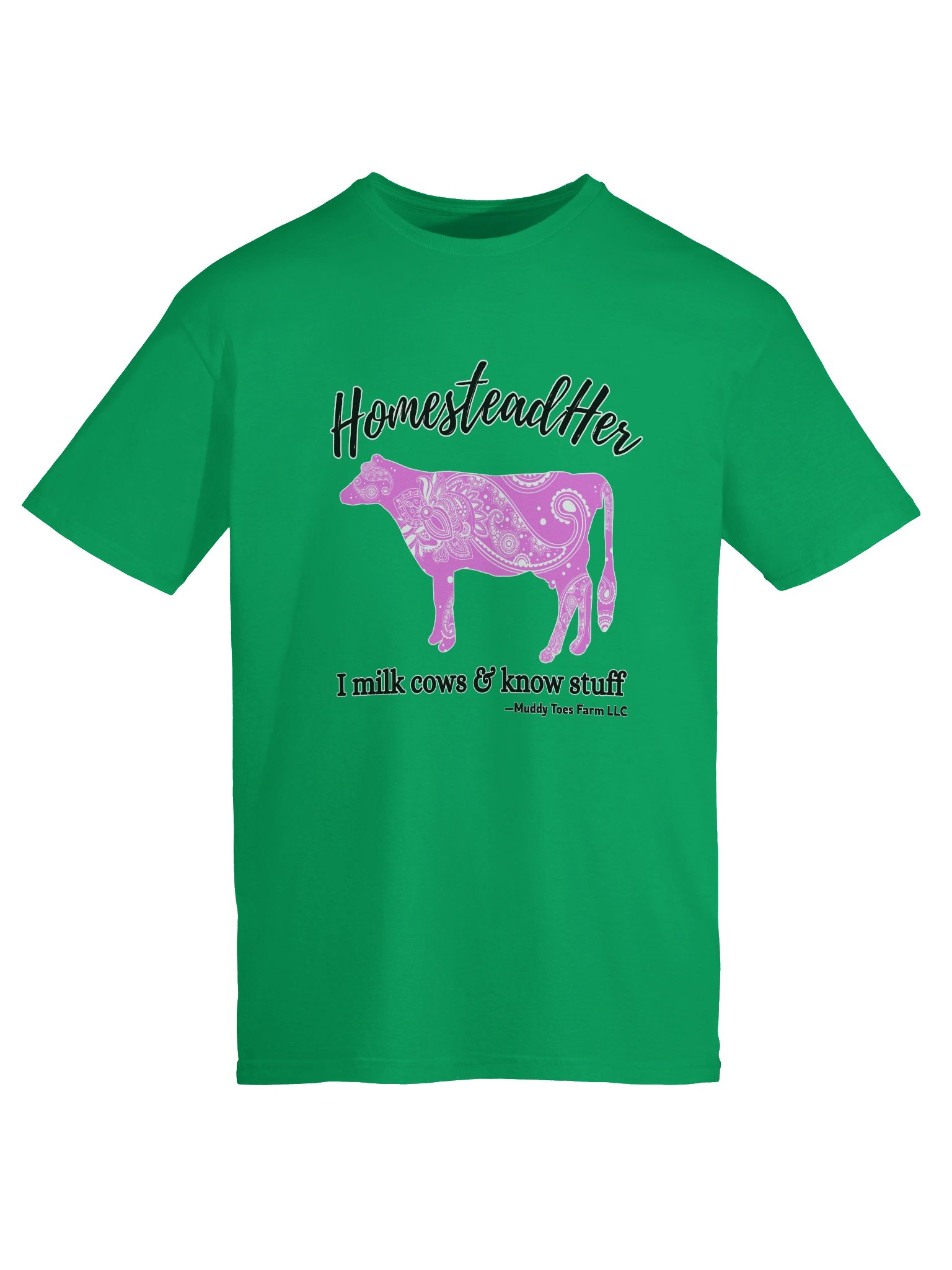 HomesteadHer Paisley Cow T-Shirt (Women's) product image (7)