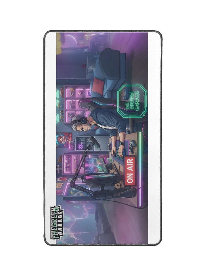 The Green Garage XL: Streamer’s Battle Mat product image (1)