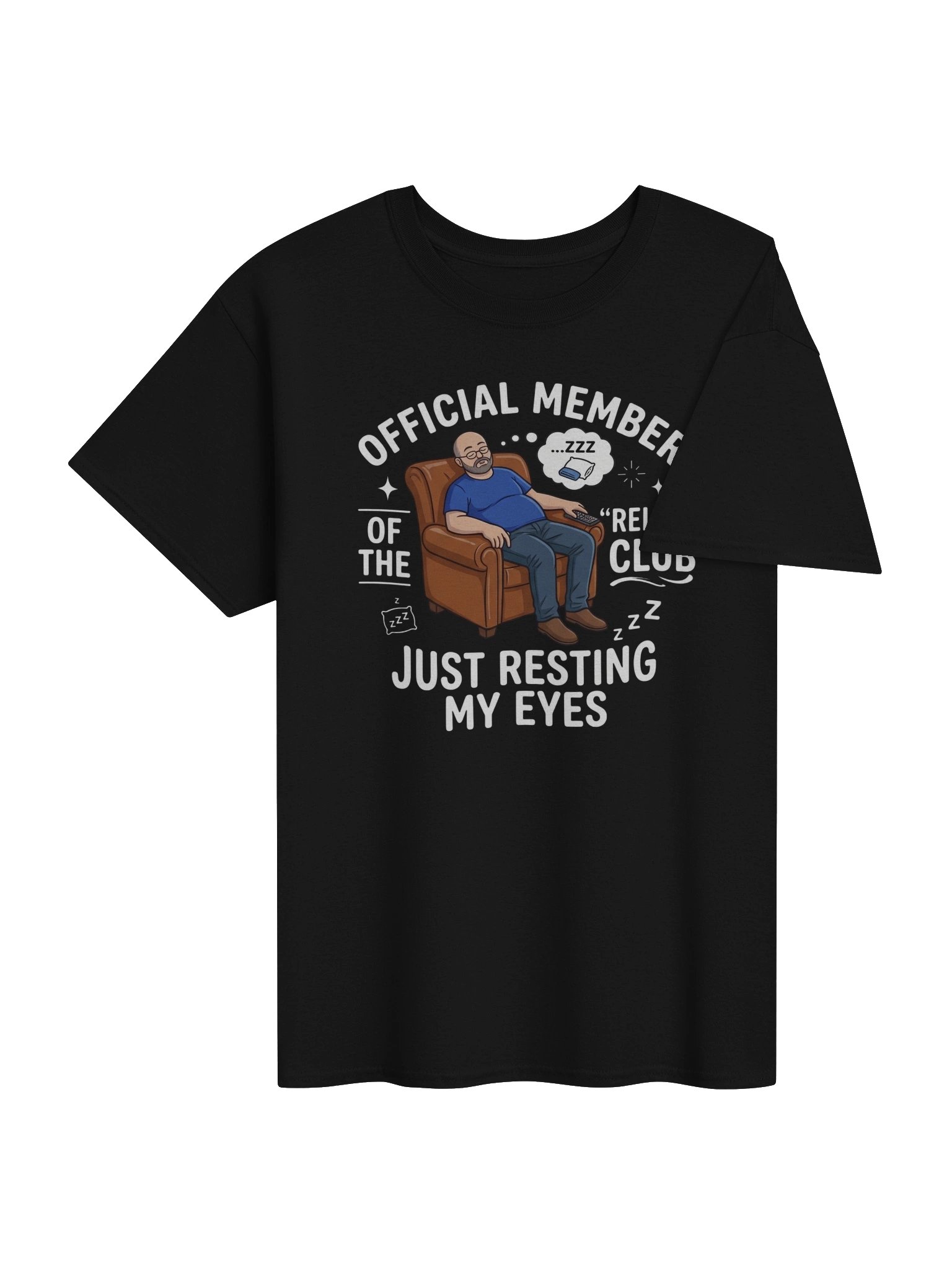 Official Member of Club Just Resting My Eyes Father's Day Tshirt product image (3)